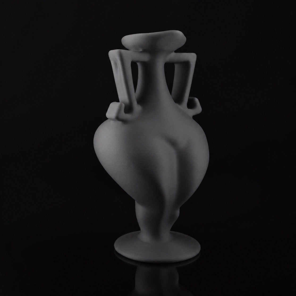 Amora Vase Ashen Concrete