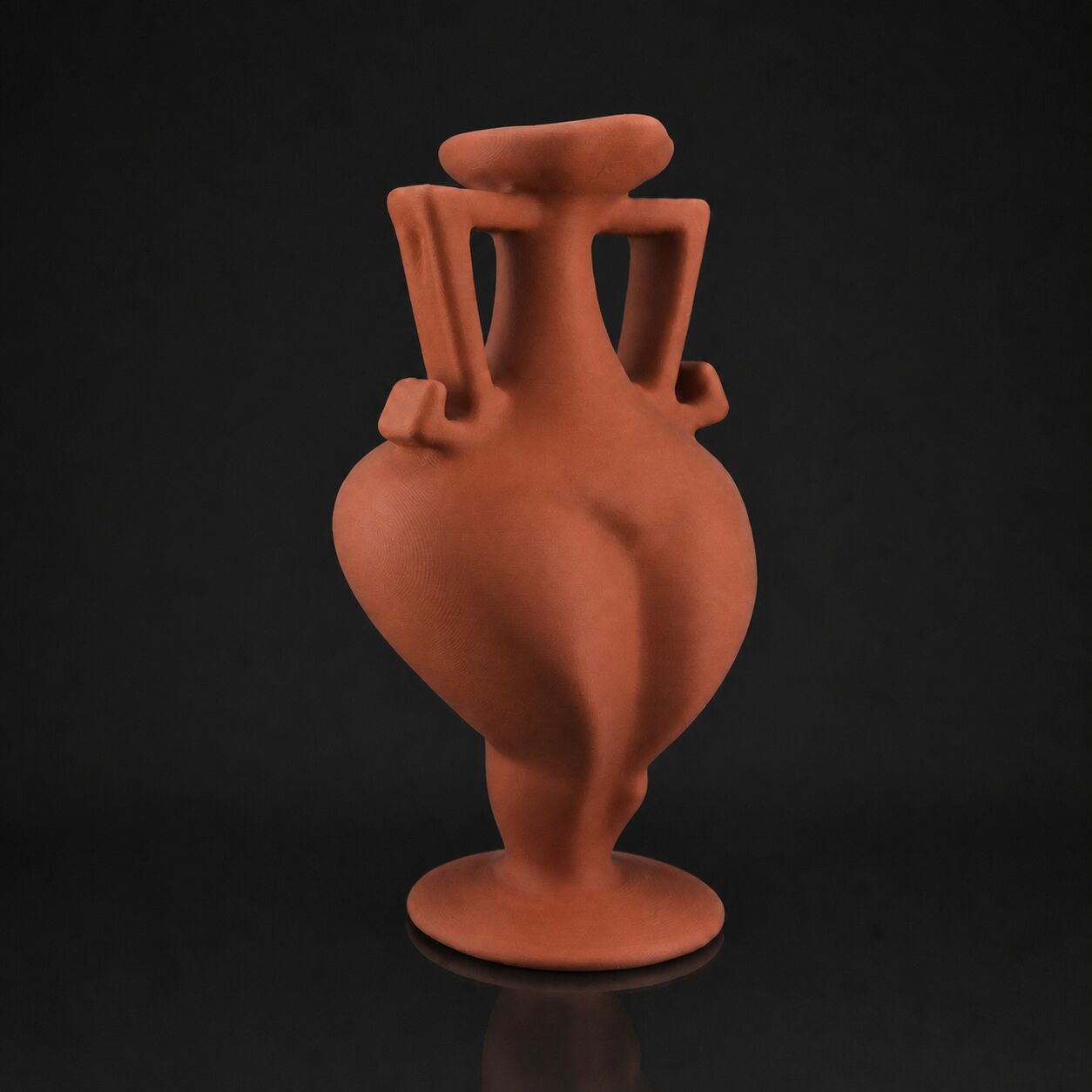Amora Vase Brown