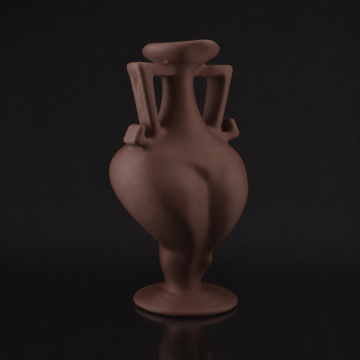 Amora Vase Cocoa Brown