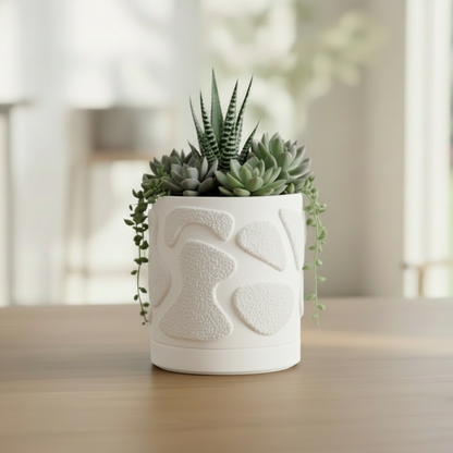 Dual Texture Planter (Only pot)