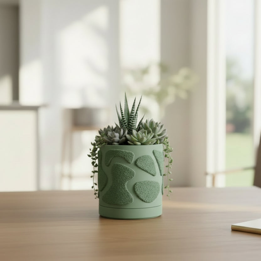 Dual Texture Planter (Only pot)