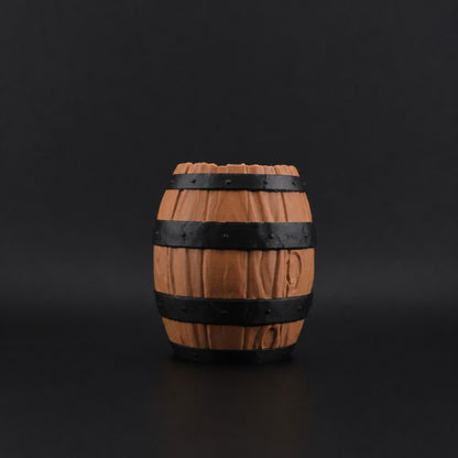 Barrel Pen Holder in Caramel finish