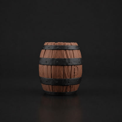 Barrel Pen Holder in Cocoa Brown finish
