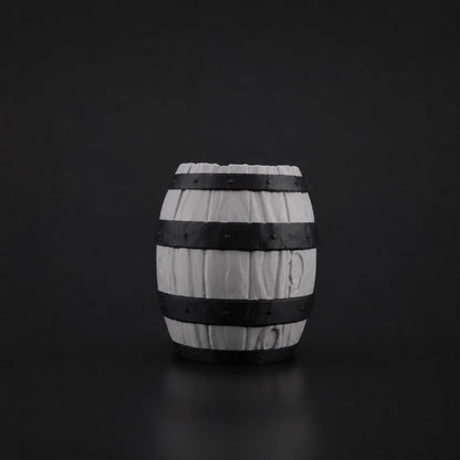 Barrel Pen Holder in Gray finish