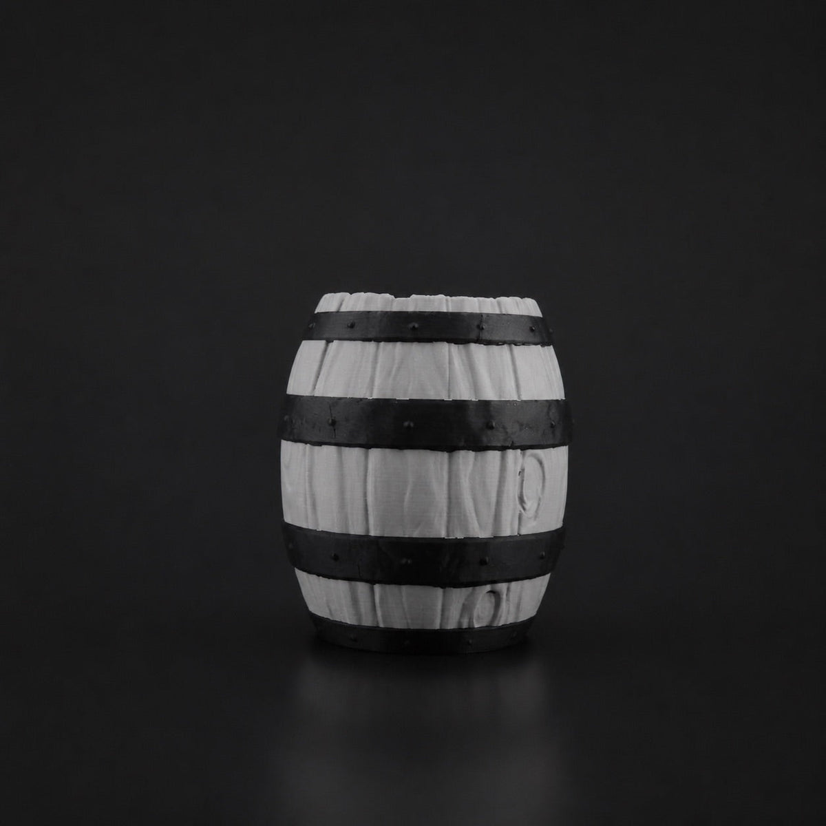 Barrel Pen Holder in Gray