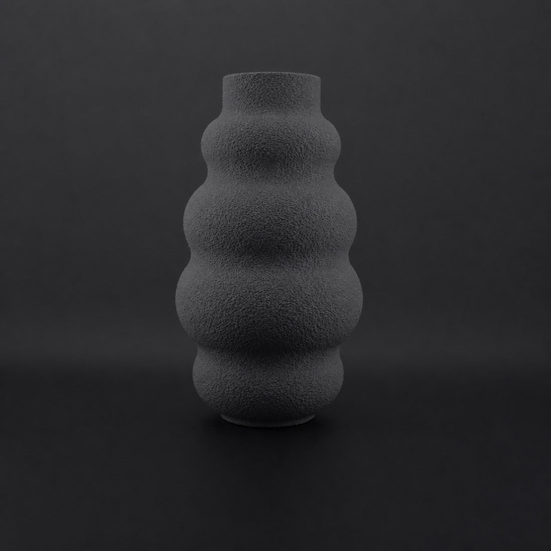 Boba Vase in Ashen Concrete finish
