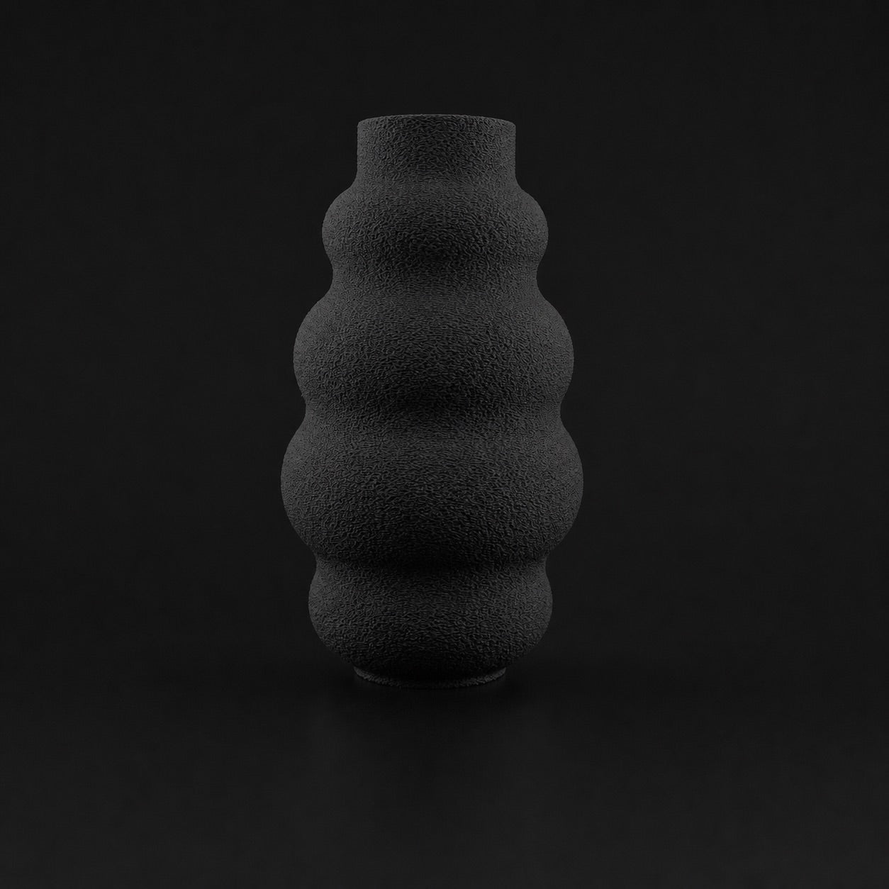 Boba Vase in Black finish
