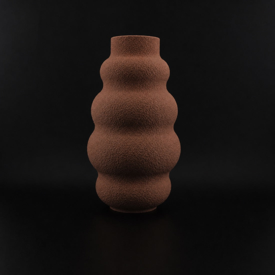 Boba Vase in Cocoa Brown finish