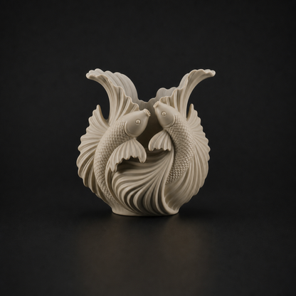 Koi Fish Pen Holder