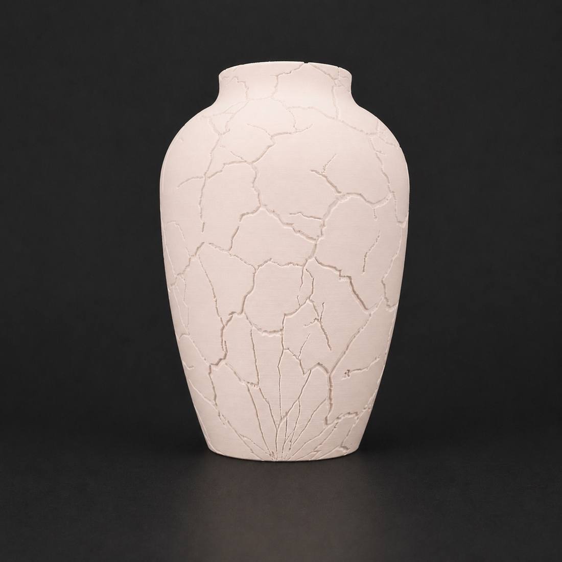 Broken Vase Matte Beige