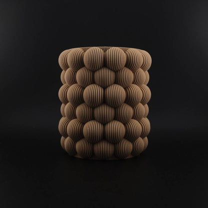 Bubble Planter in Caramel