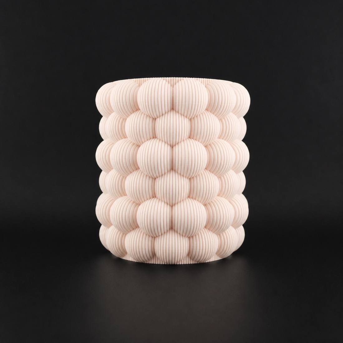 Bubble Planter in Matte Beige