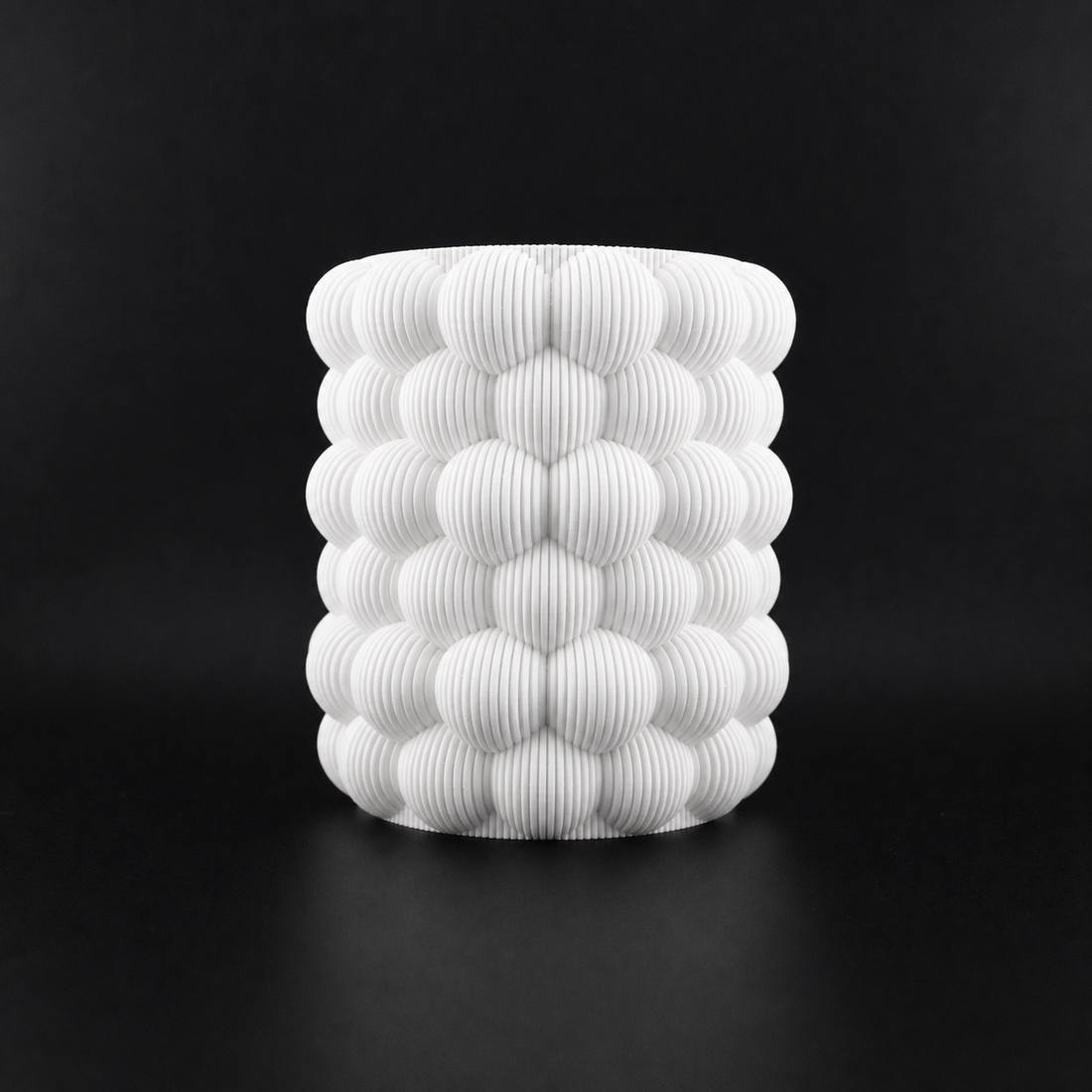 Bubble Planter in White