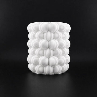 Bubble Planter in White