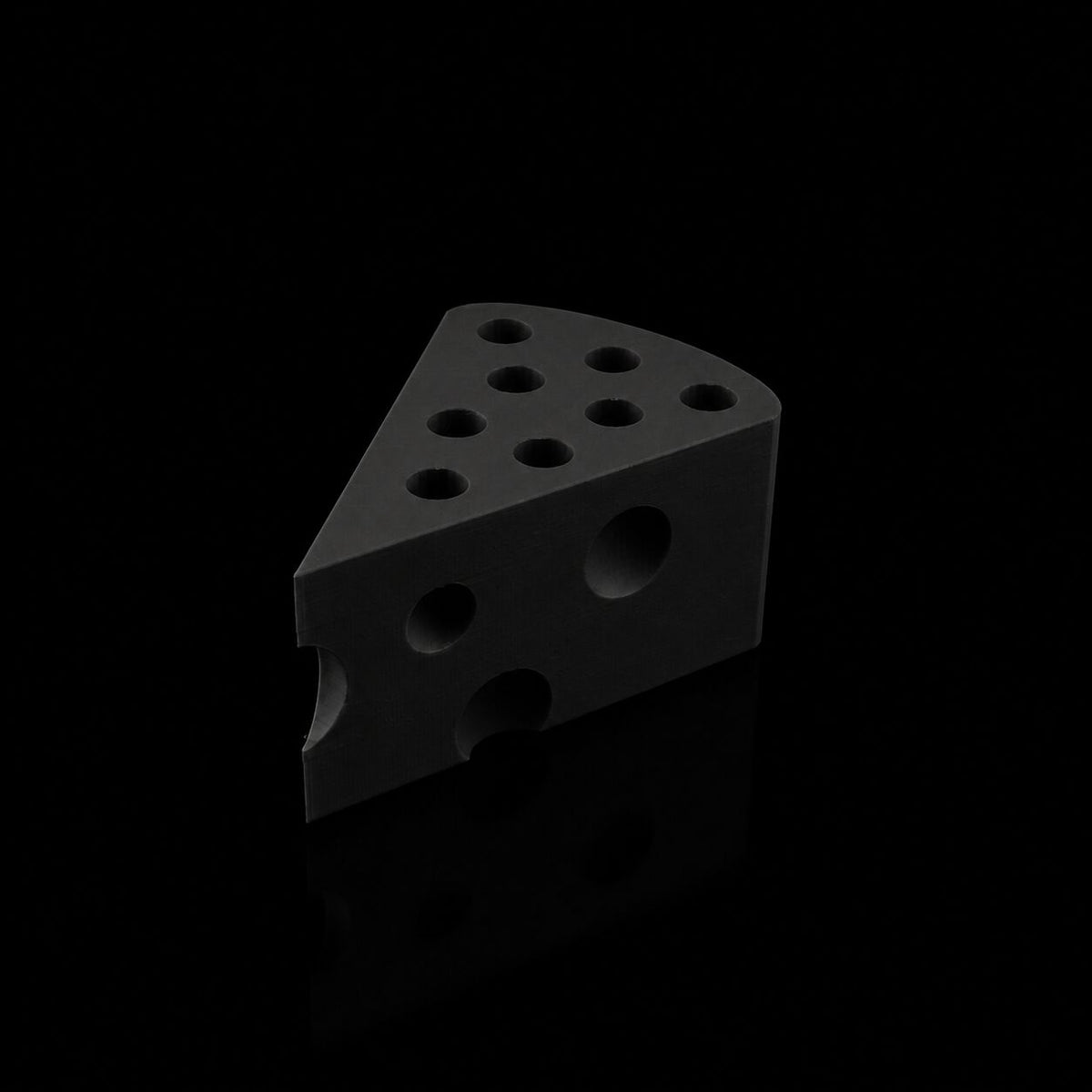 Cheese Pen Holder in Black