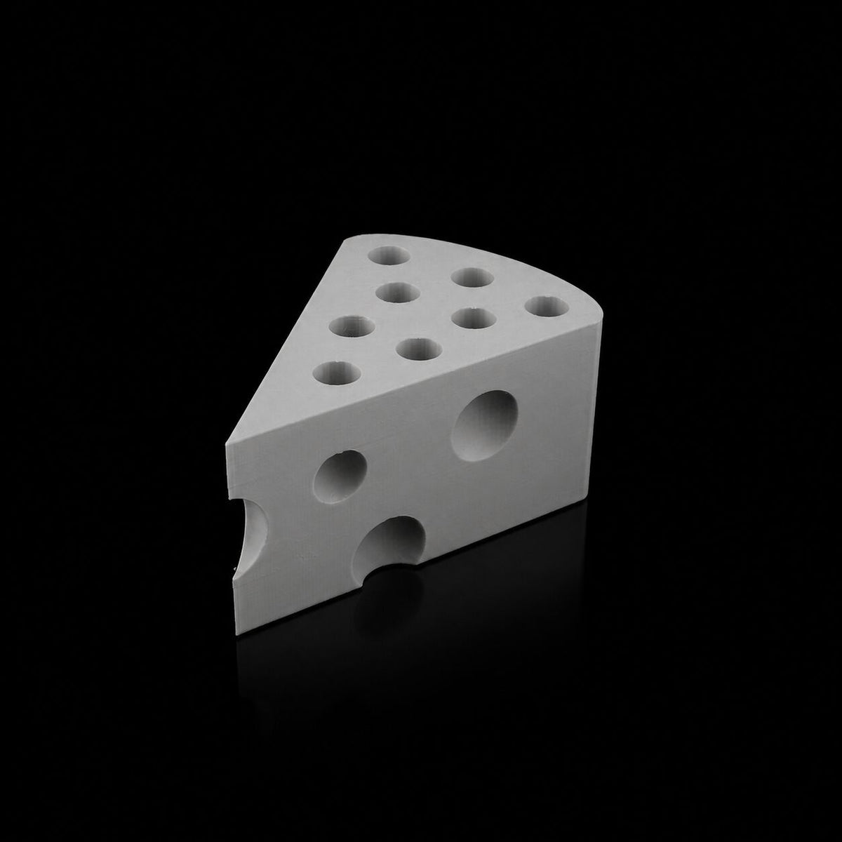 Cheese Pen Holder in Gray