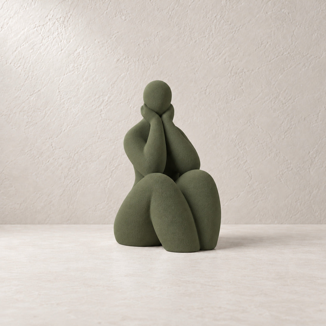 Curvelle Decor in Dark Green (#656A4D)