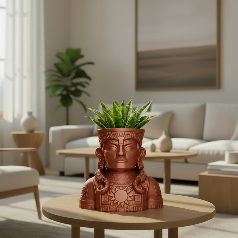 Aztec Planter (Only pot)