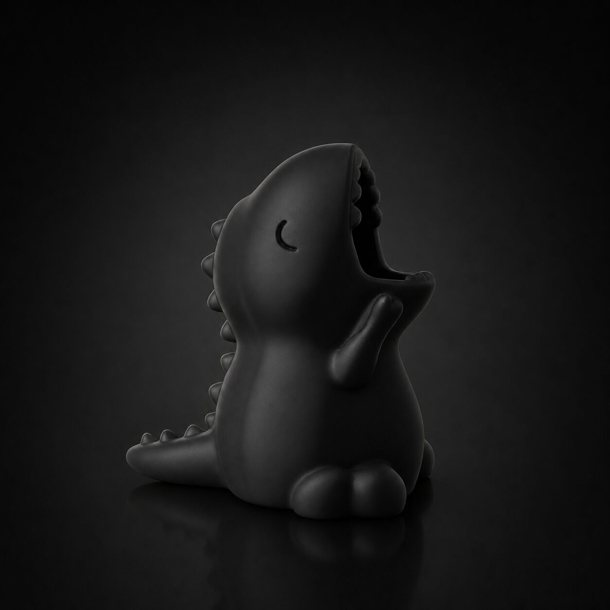 Dinosaur T-REX Pencil Holder in Black