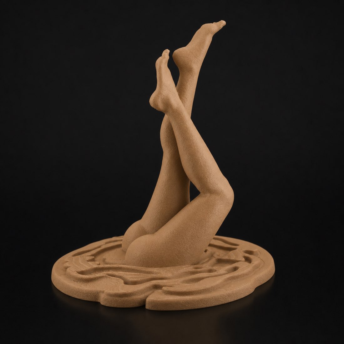 Dive in Caramel finish