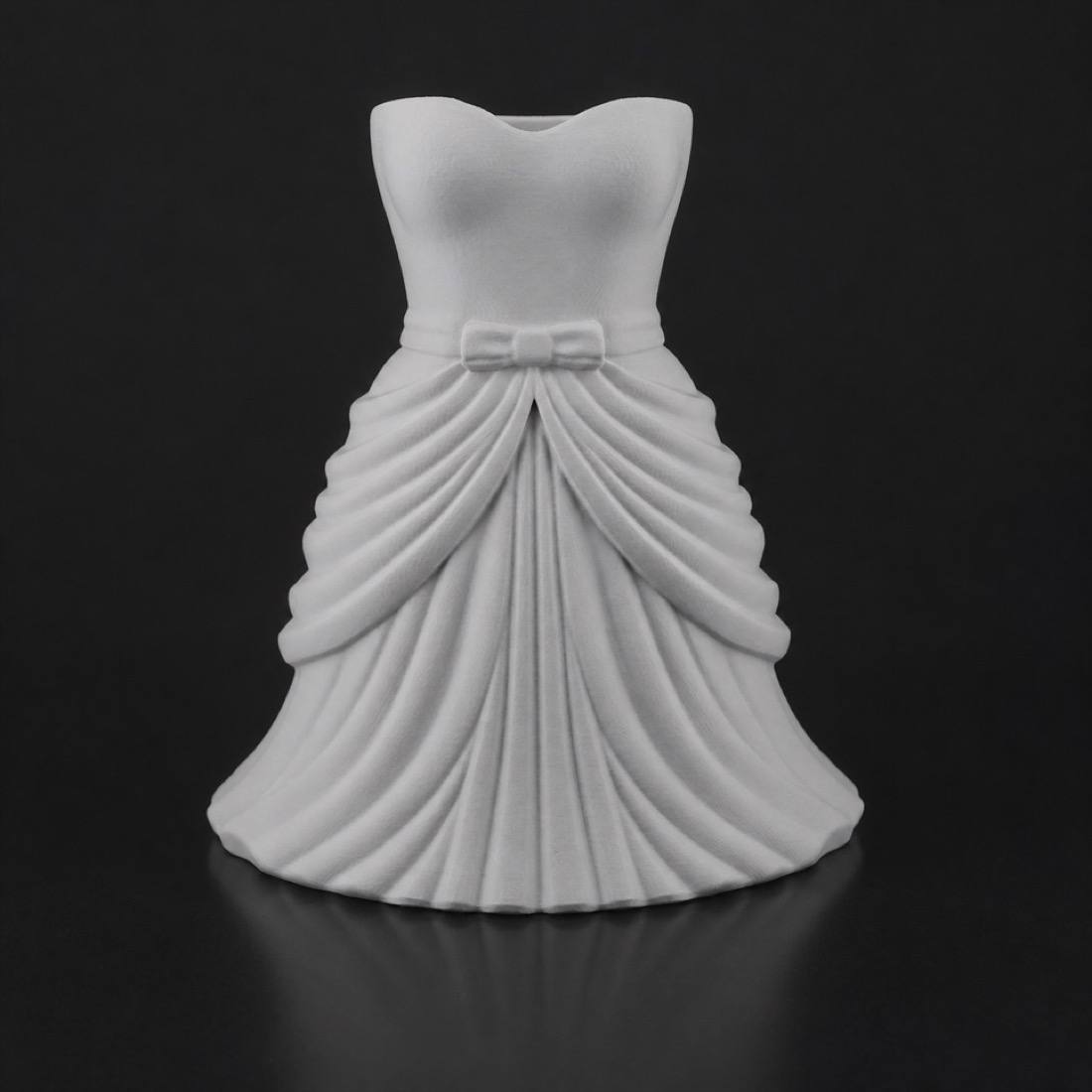 Dress Vase Gray