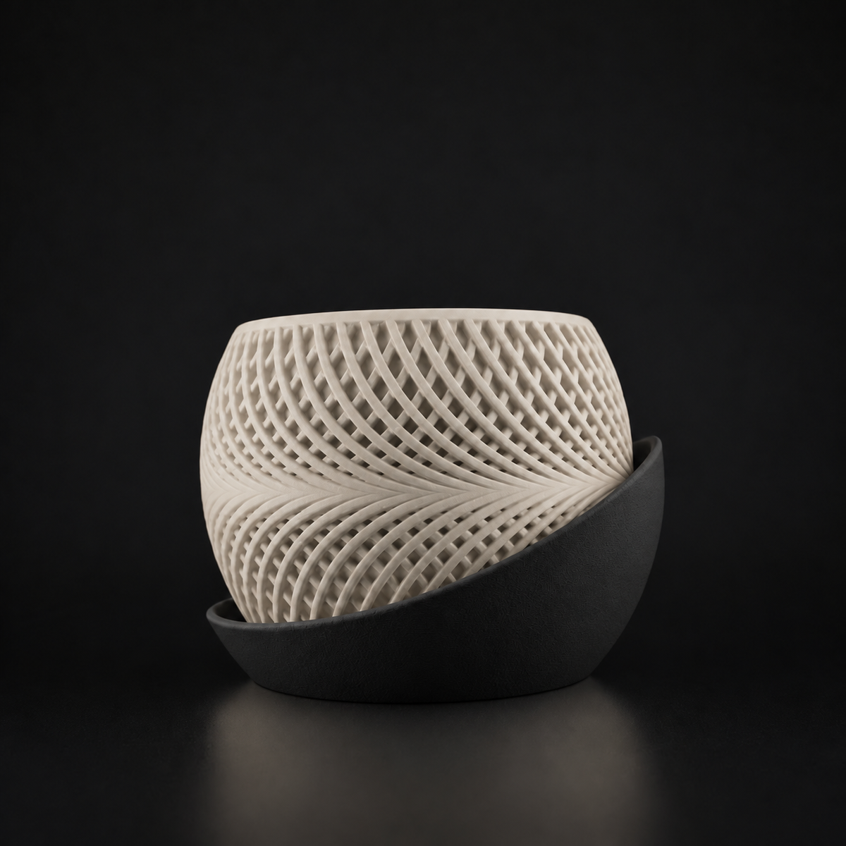 Drift Planter Bone White