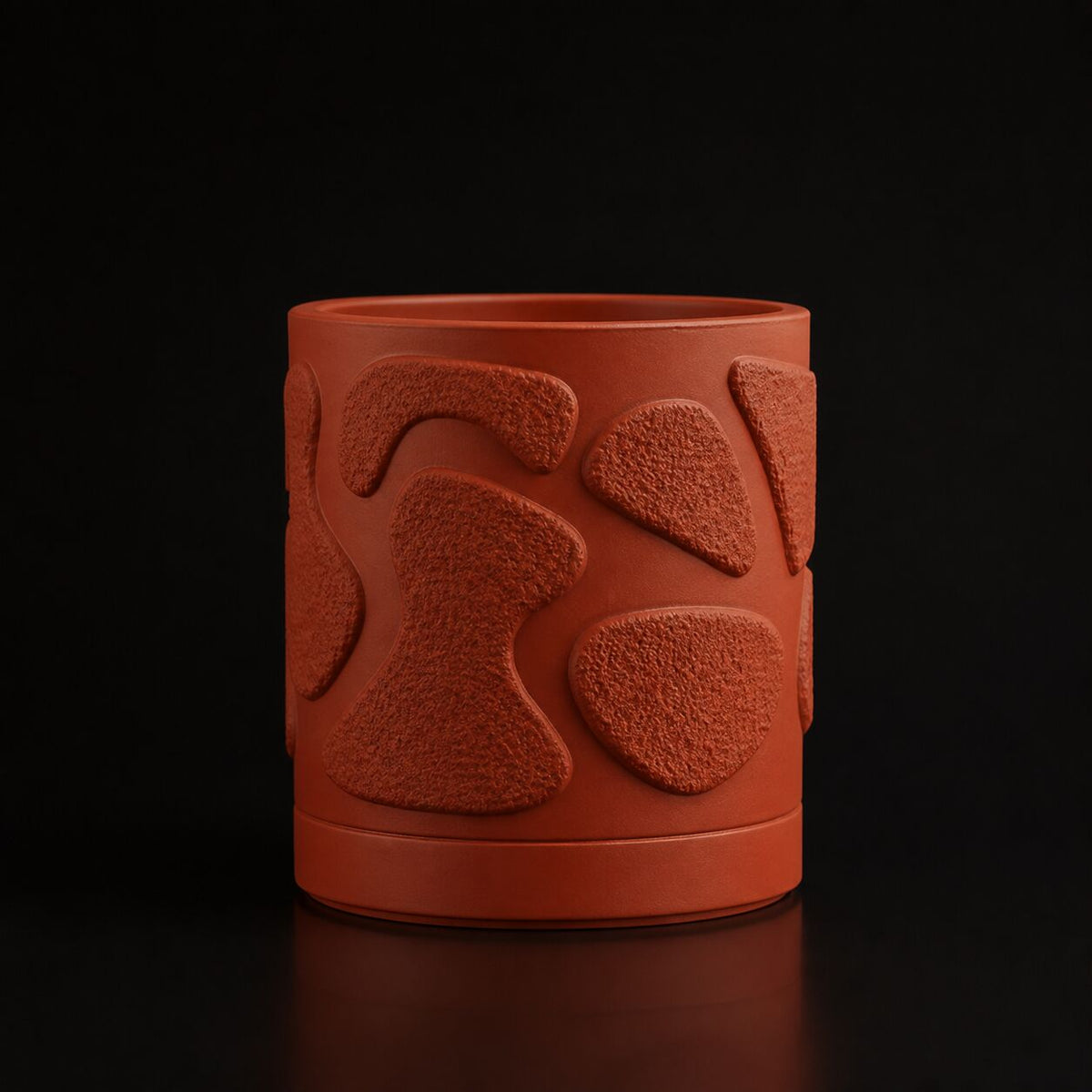 Dual Texture Planter Brown