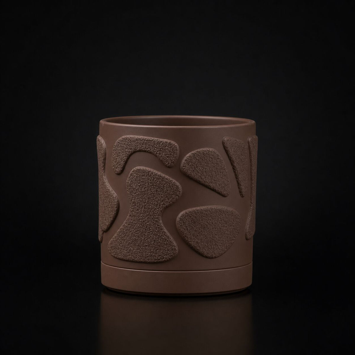 Dual Texture Planter Cocoa Brown