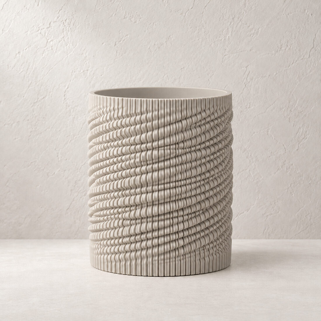 Emberweave Planter in Bone White