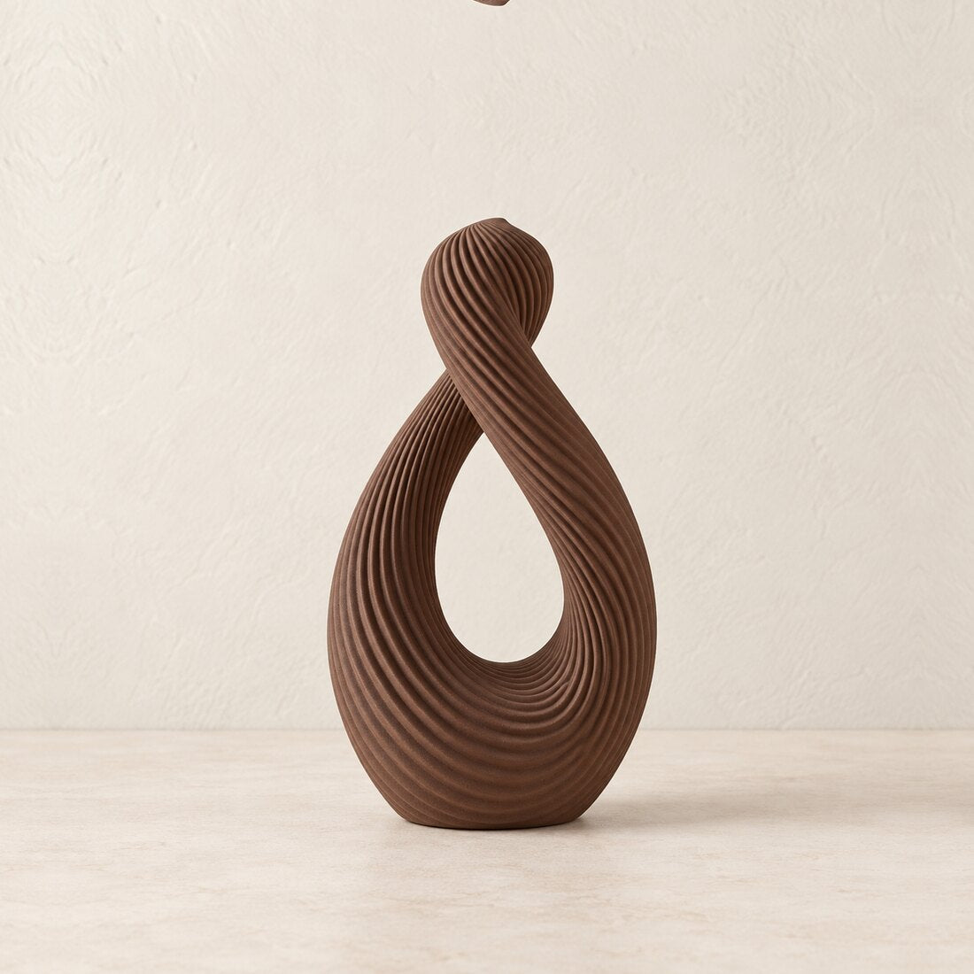 Everwoven Decor vase in Cocoa Brown