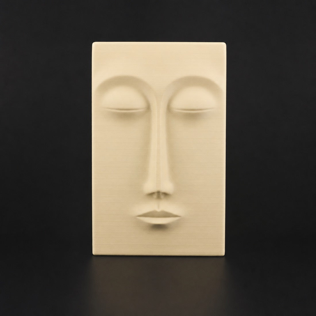 Face Vase Desert Tan