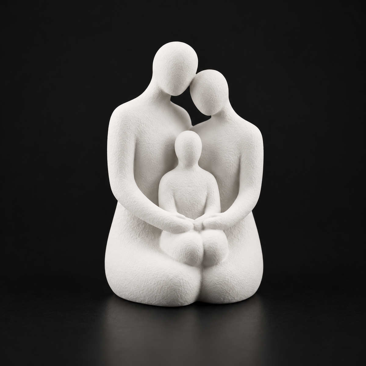 Family Sculpture in White