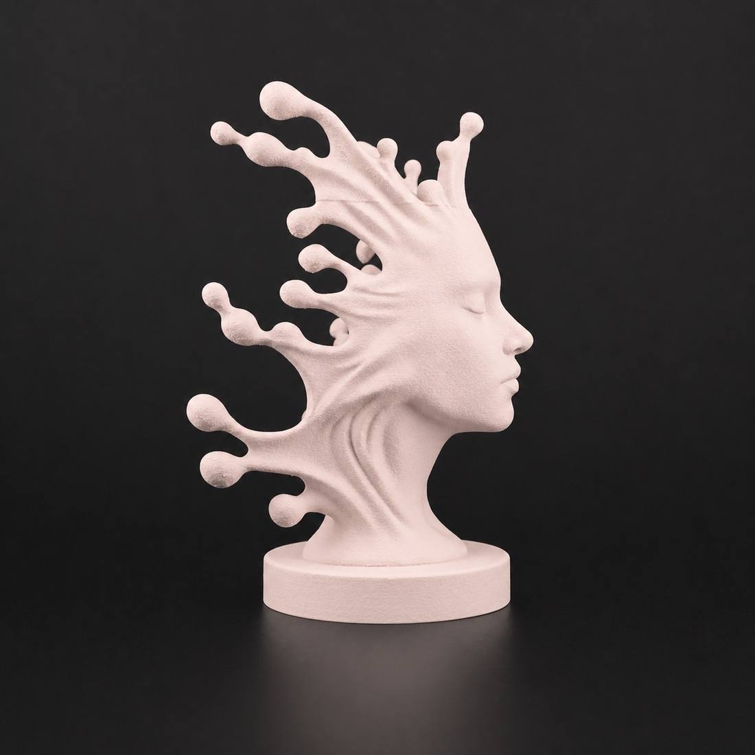 Fluid Mind in Matte Beige finish