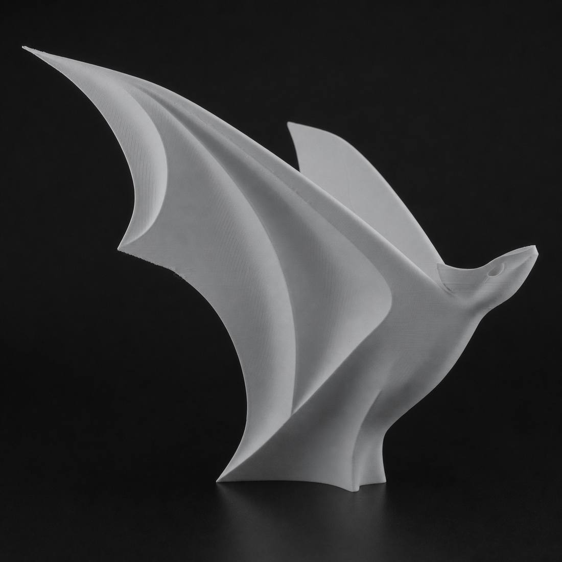 Flying Bat Decor gray