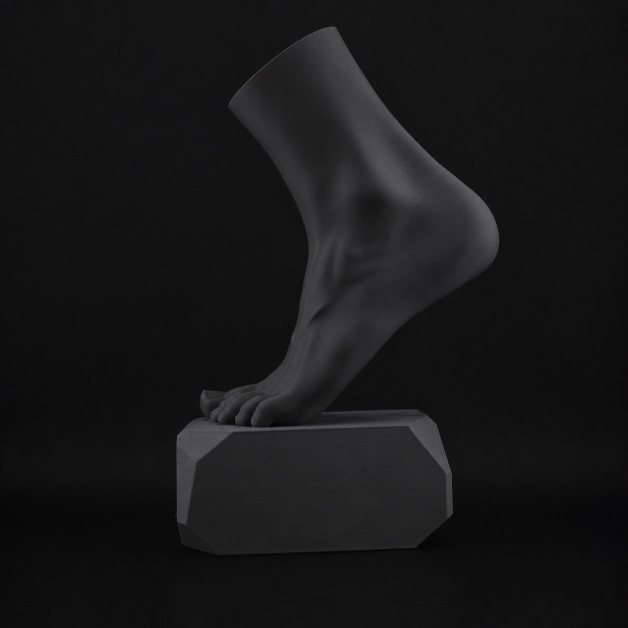 Footsteps in Ashen Concrete finish