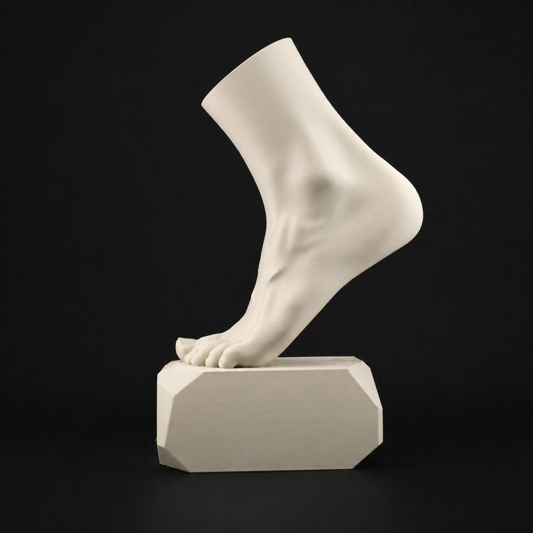 Footsteps in Bone White finish