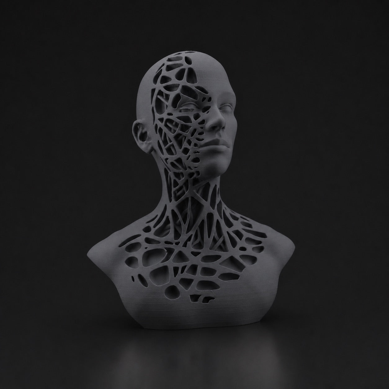 Fractured Soul in Ashen Concrete finish
