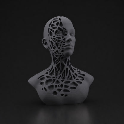 Fractured Soul in Ashen Concrete finish