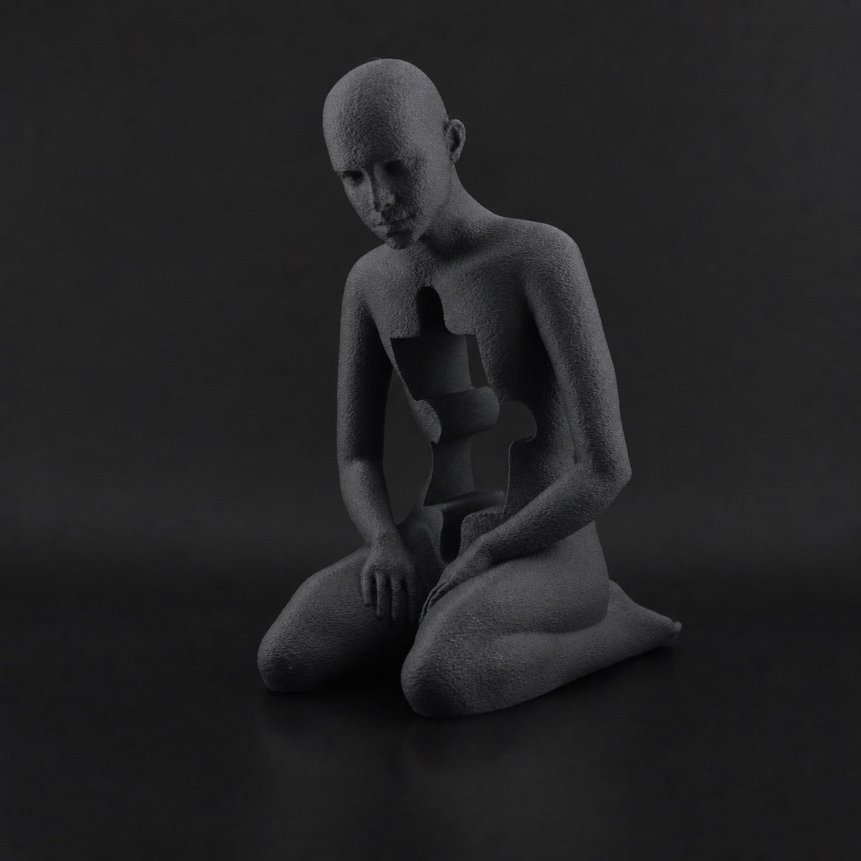Fragmented Soul in Ashen Concrete finish