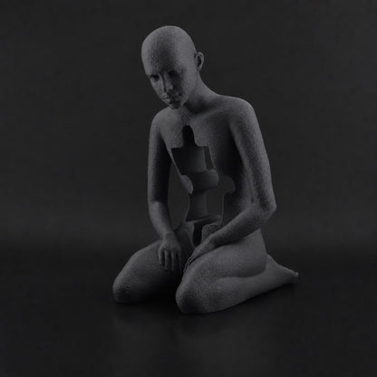 Fragmented Soul in Ashen Concrete finish