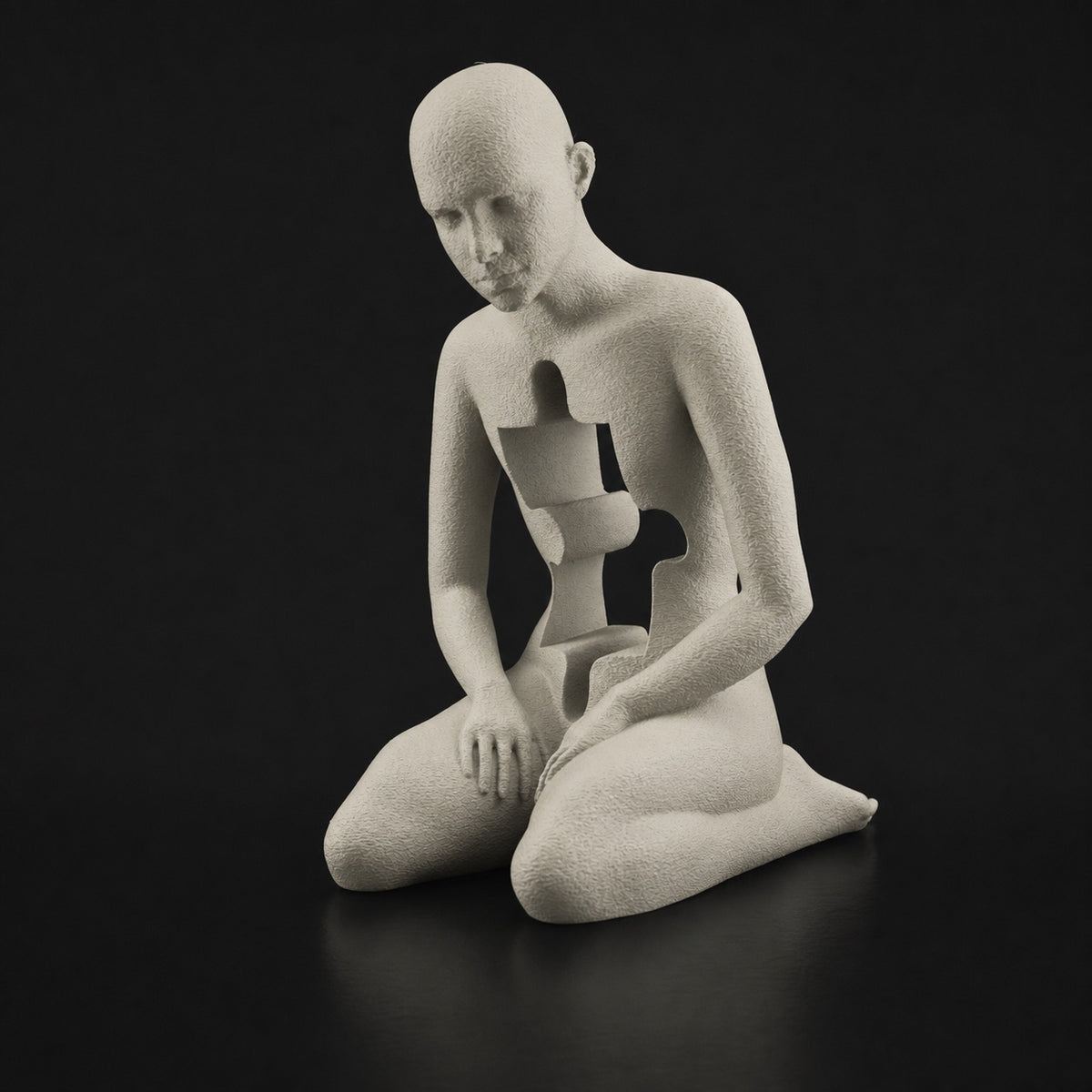 Fragmented Soul in Bone White finish
