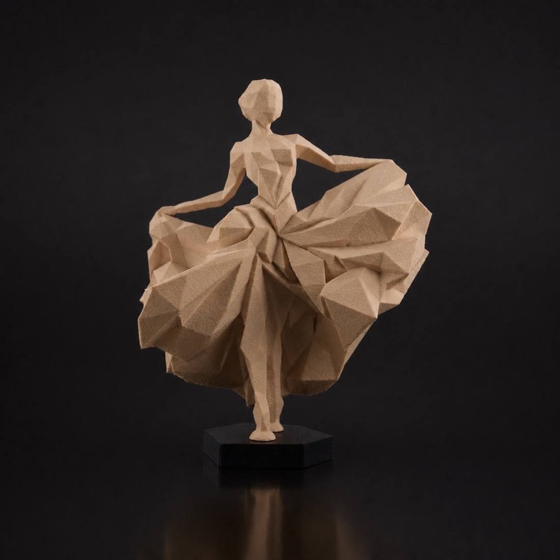 Geometric Ballerina Dancer caramel