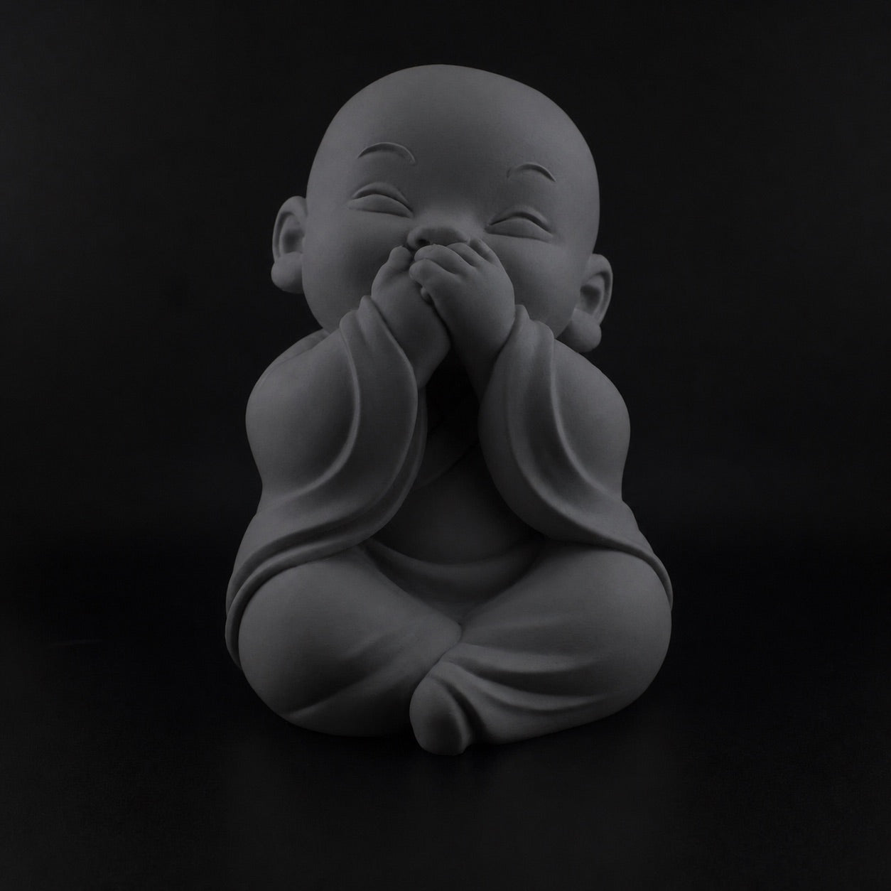 Giggling Baby in Ashen Concrete finish