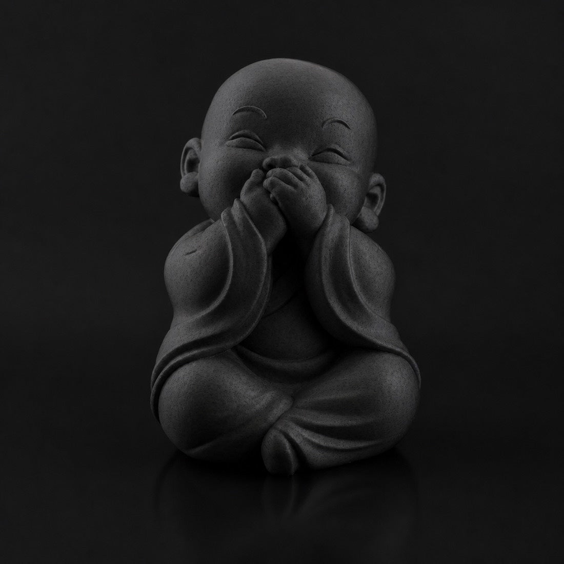 Giggling Baby in Black finish
