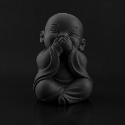 Giggling Baby in Black finish