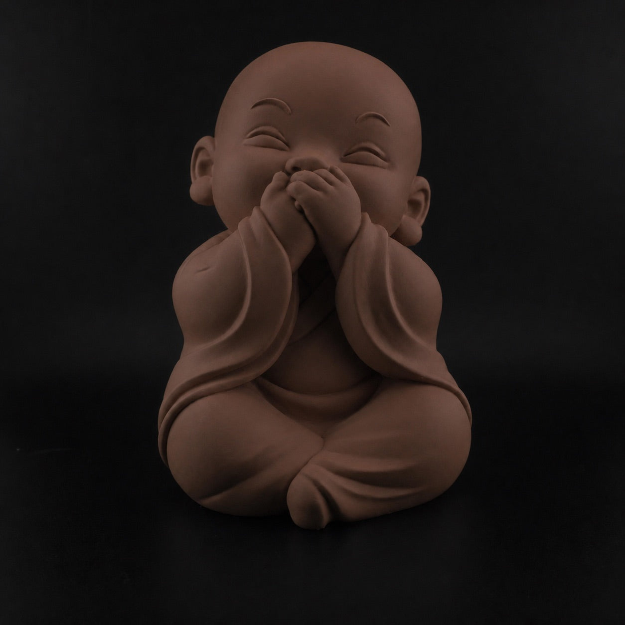 Giggling Baby in Cocoa Brown finish