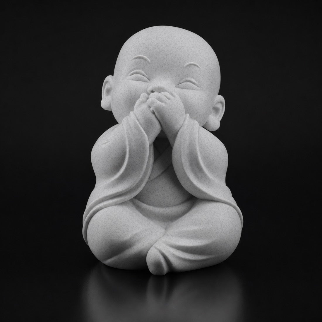 Giggling Baby in Gray finish