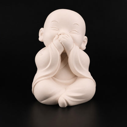 Giggling Baby in Matte Beige finish