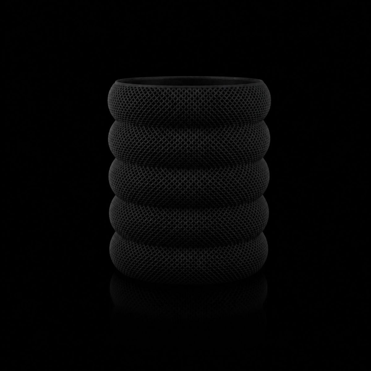 Grid Pen Holder in Black