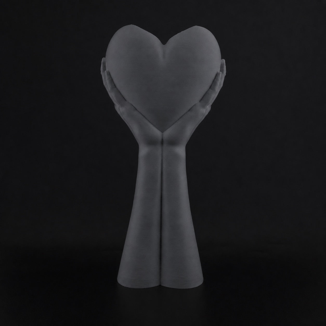 HeartHold Bloom Vase  (Only vase) Bone White